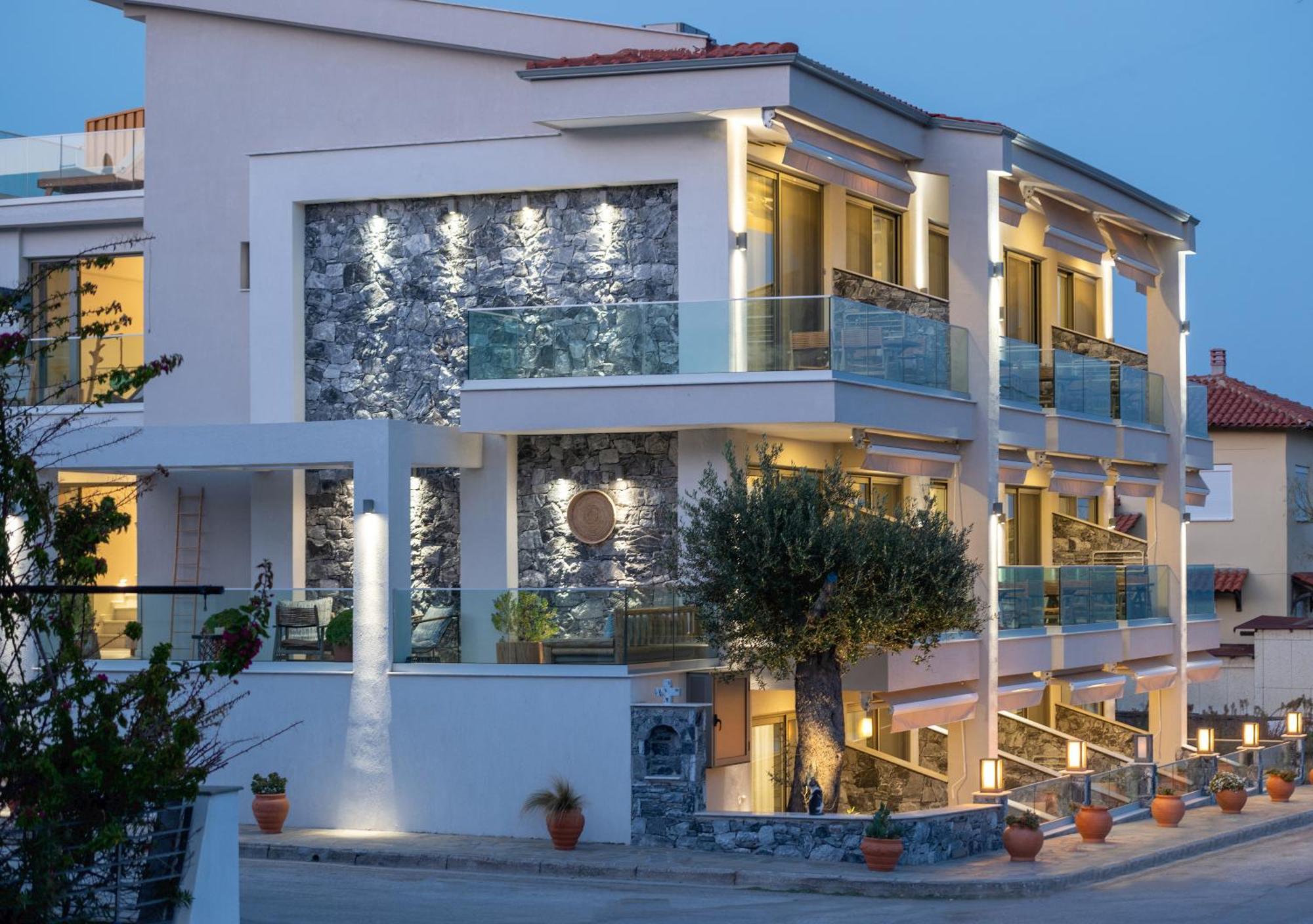 Ikies Apollon Boutique Hotel Sarti Esterno foto